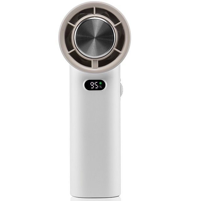 Stepsloze snelheidsregeling IJskoudventilator 13000 RPM Bladeless Portable Handheld Fan 3600mAh