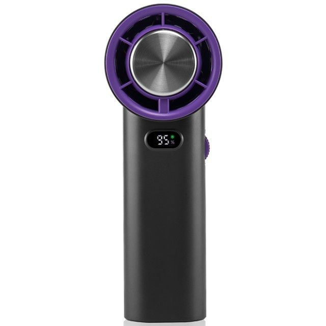 Stepsloze snelheidsregeling IJskoudventilator 13000 RPM Bladeless Portable Handheld Fan 3600mAh