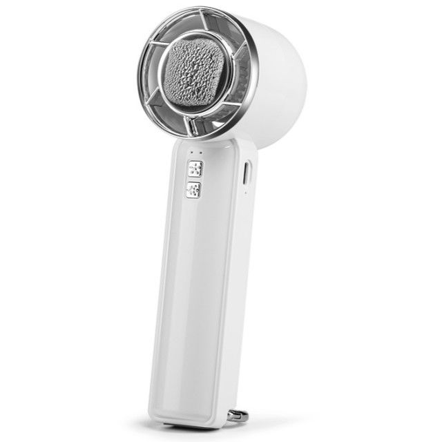 Kleine halfgeleiderkoelventilator Vijfniveaus Sterke wind IJskoudventilator Bladeless Mini Handheld Ventilator met ijskoeler