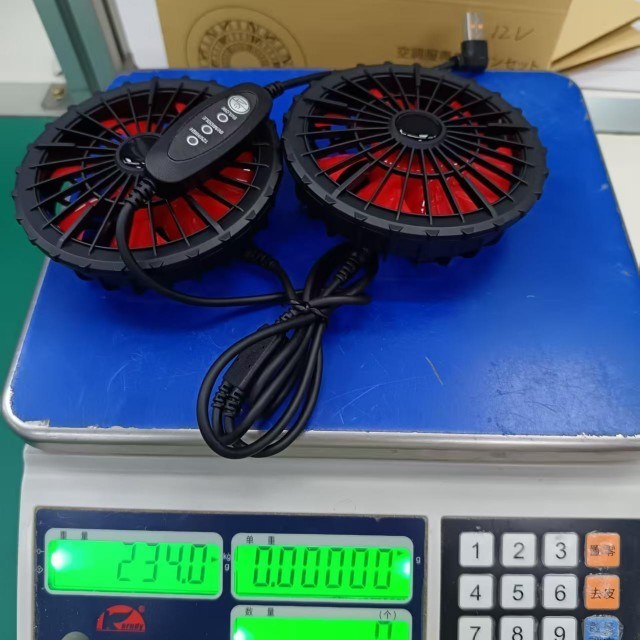 Jas Koelventilator 12V Ventilator USB Besturing Windsnelheid 12V Hoog 9V Medium 5V Laag