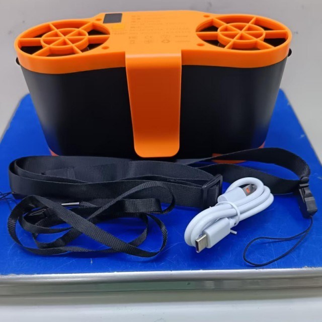 20000mAh Batterij Draagbare Tailleventilator 6 Instelbare Snelheidsniveaus en Powerbank Functie