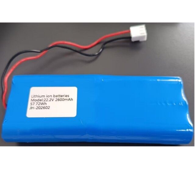 Oplaadbare 18650 Li-ion batterij 22.2v 2600mAh met 3Pin connector