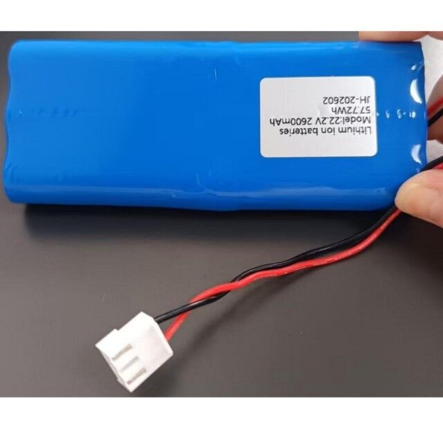 Oplaadbare 18650 Li-ion batterij 22.2v 2600mAh met 3Pin connector
