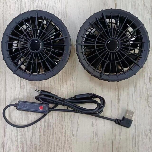 Zomerkoeling Bovenkleding Ventilator met 3 snelheden voor Jas Koelventilator Super Dun 34mm