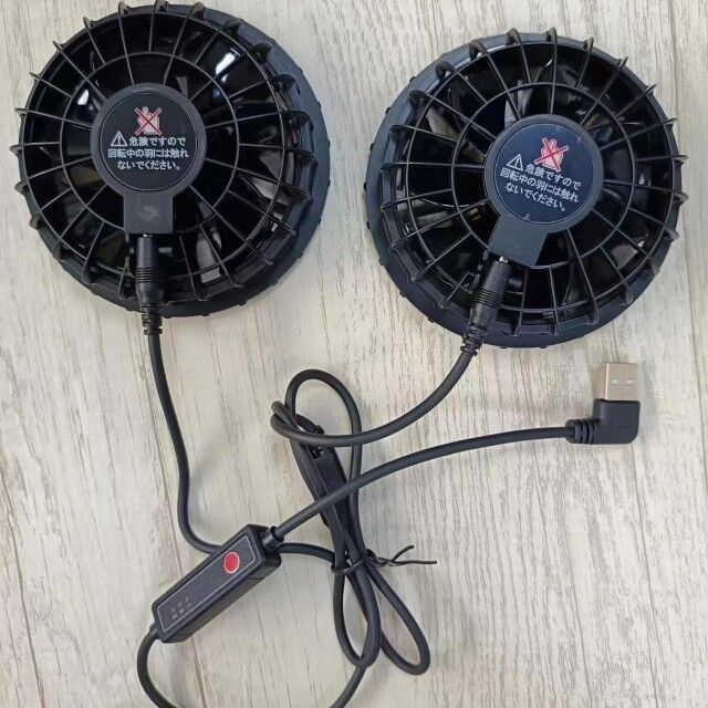 Zomerkoeling Bovenkleding Ventilator met 3 snelheden voor Jas Koelventilator Super Dun 34mm